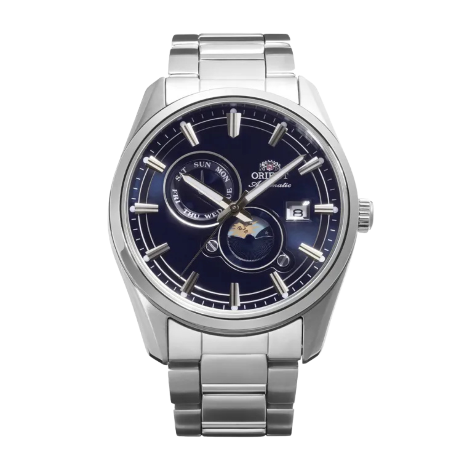 Orient Sun & Moon RA-AK0315L30B – Automático Safira Azul 41mm