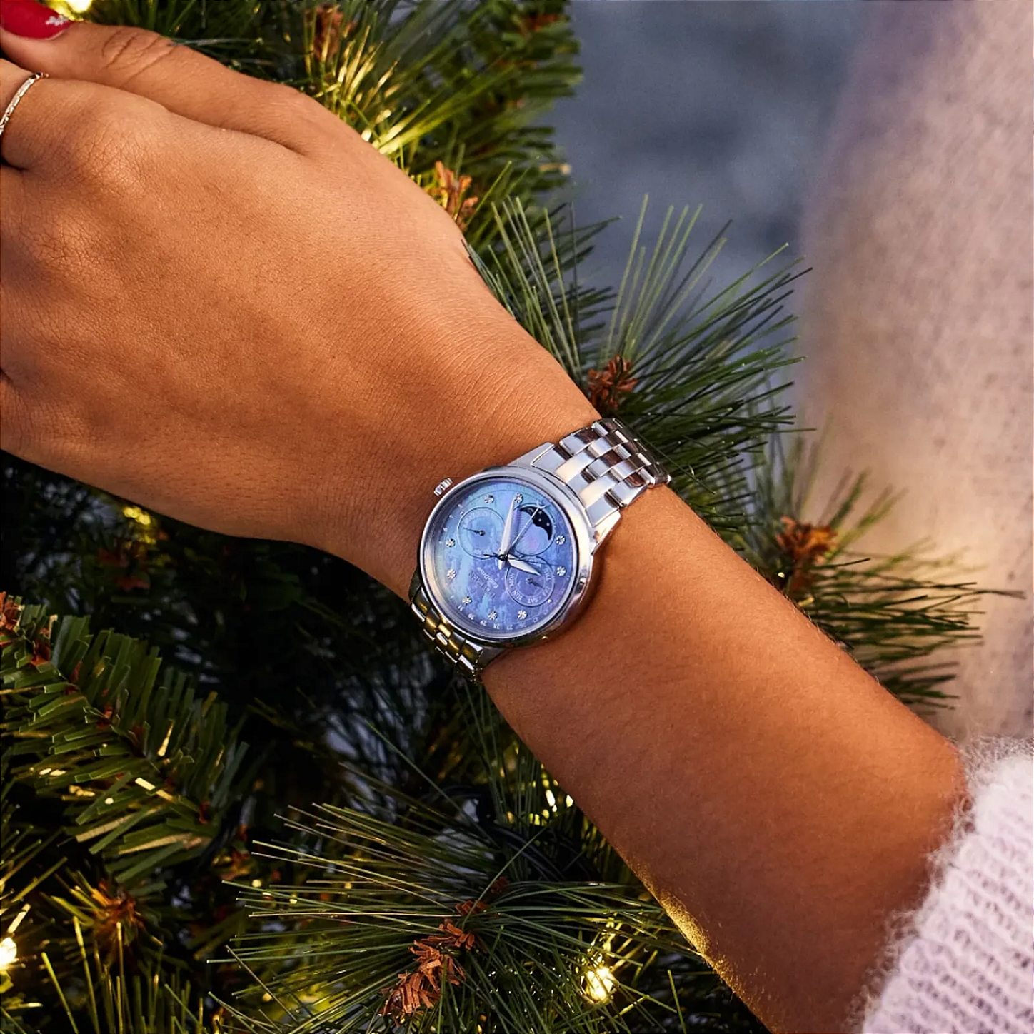Relógio Citizen Calendrier FD0000-52N – Eco-Drive Moonphase Aço
