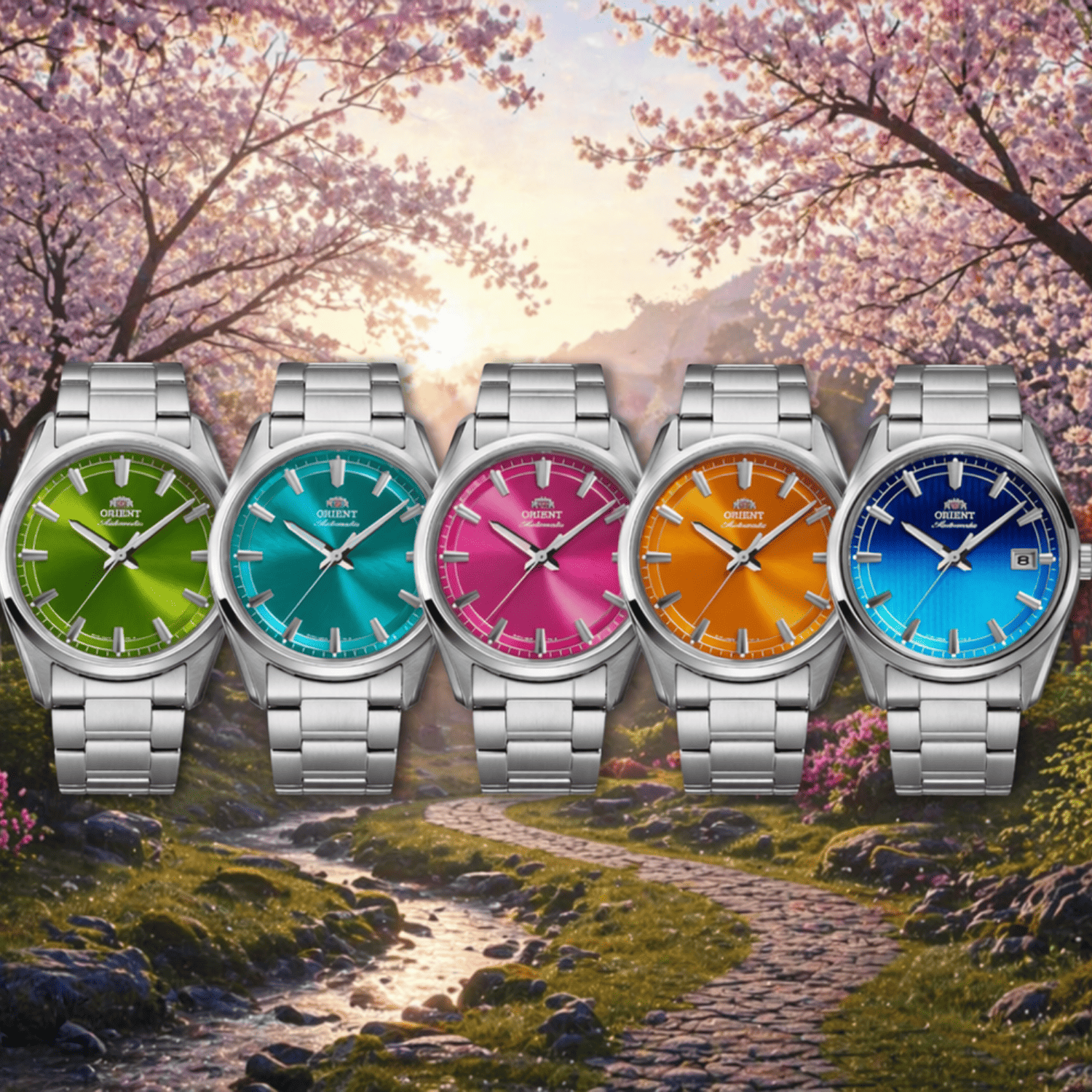 【セール】ORIENT Contemporary RN-AC0E03S Relógio Orient Contemporary RA-AC0R05E30B – Automático Verde 38,5