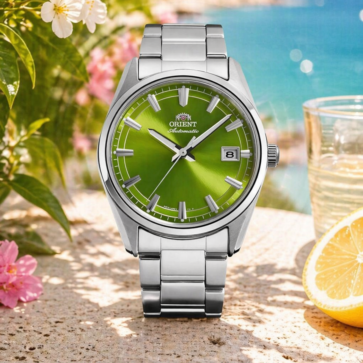 Relógio Orient Contemporary RA-AC0R05E30B – Automático Verde 38,5