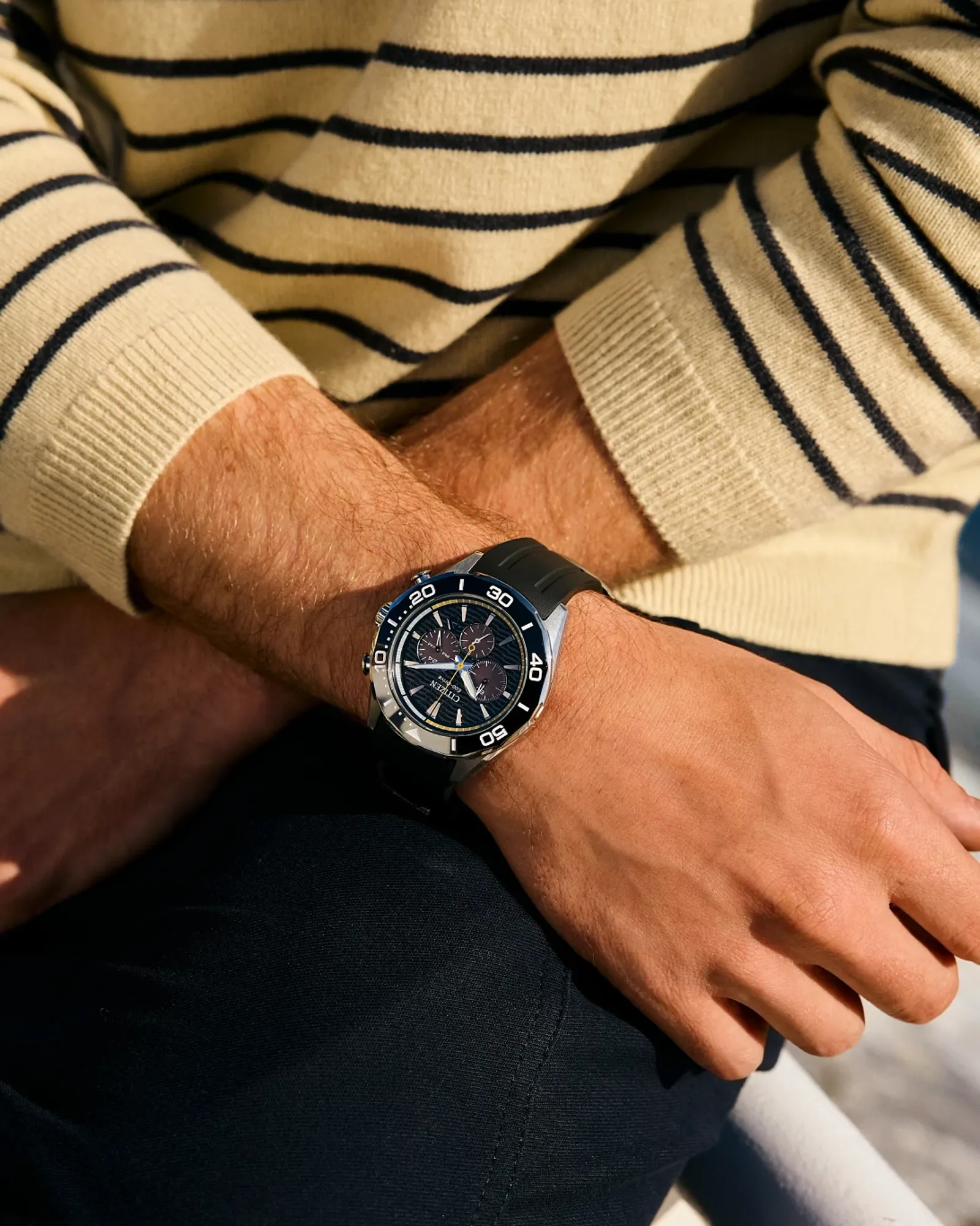 Relógio Citizen Endeavour CA4730-08E – Eco-Drive Cronógrafo 43 mm