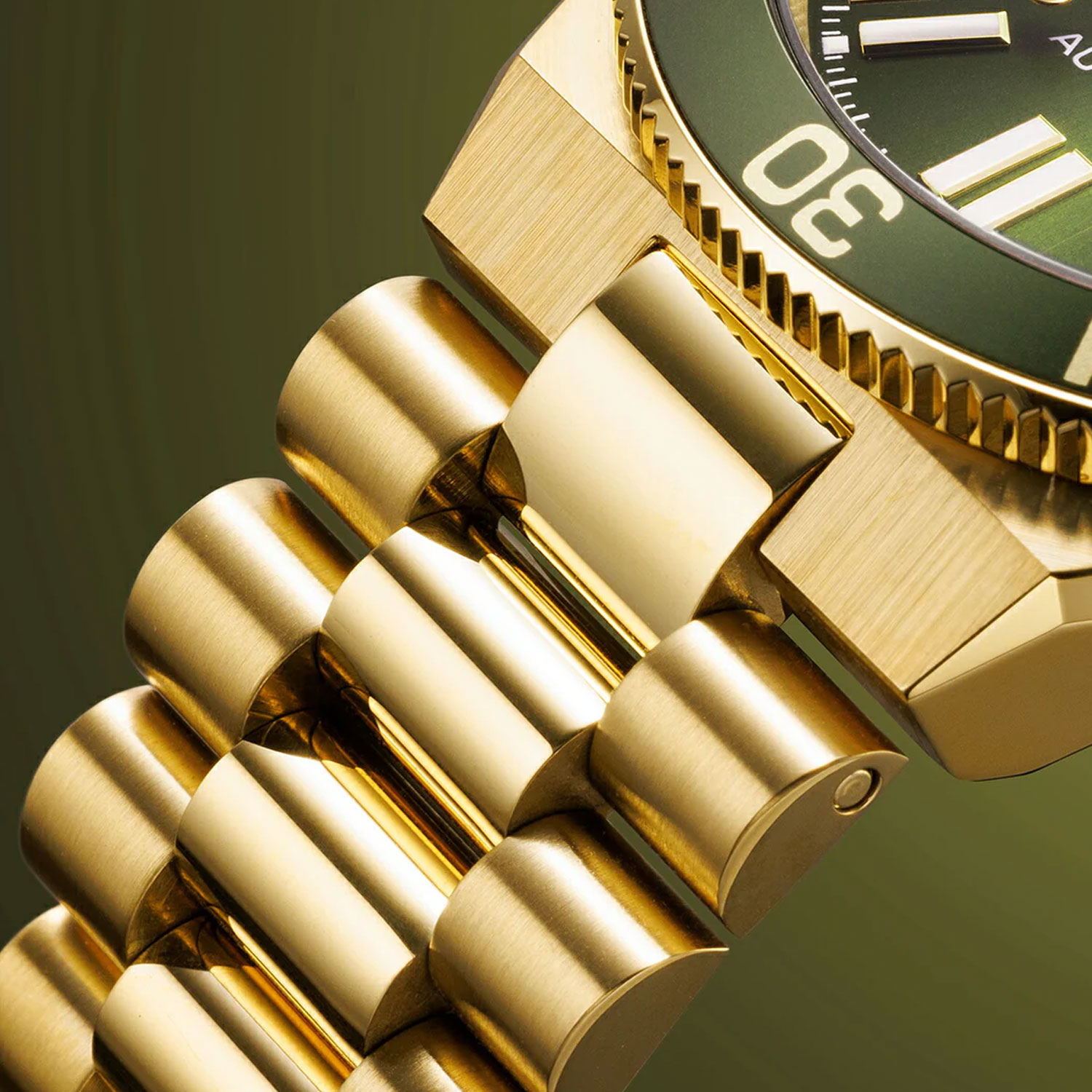 Relógio Citizen Tsuyosa Shore NJ0232-53X – Automático Verde 40 mm
