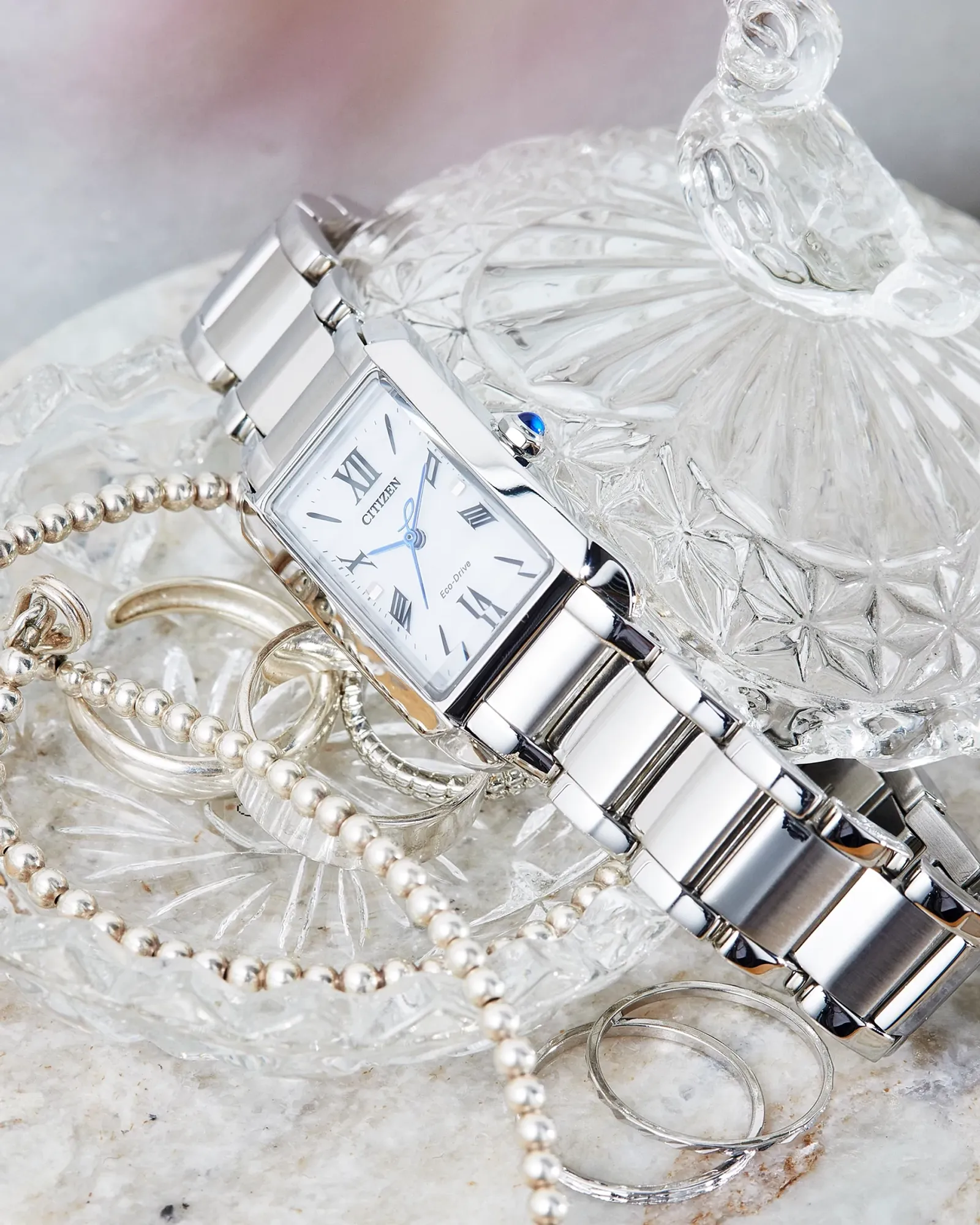 Relógio Citizen L Bianca EW5620-55A – Eco-Drive Aço 19 mm