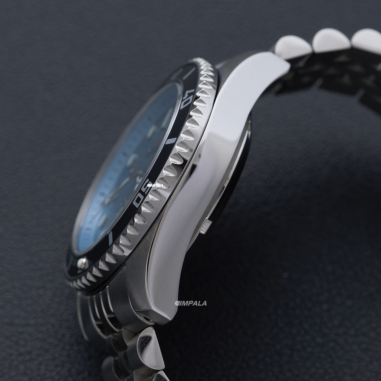 Marin☆*　0331 Orient Submariner YN6SS023 A1SX Automático Azul-celeste 39 mm 100M