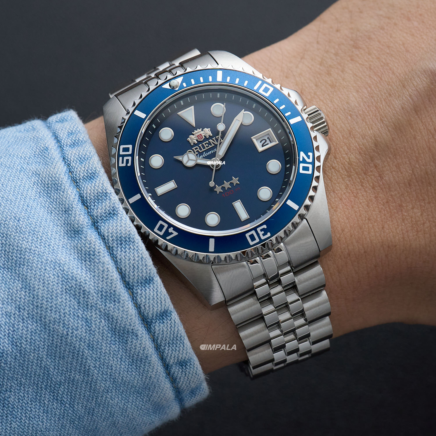 Orient Submariner YN6SS023 D1SX Automático Azul39 mm 100M