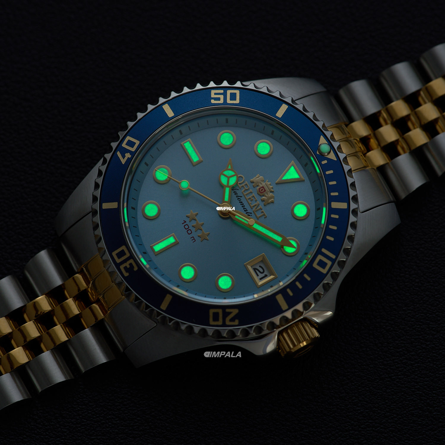 Orient Sport Sea 3 Stars YN6TT023 A1SK Azul-celeste 39 mm 100M