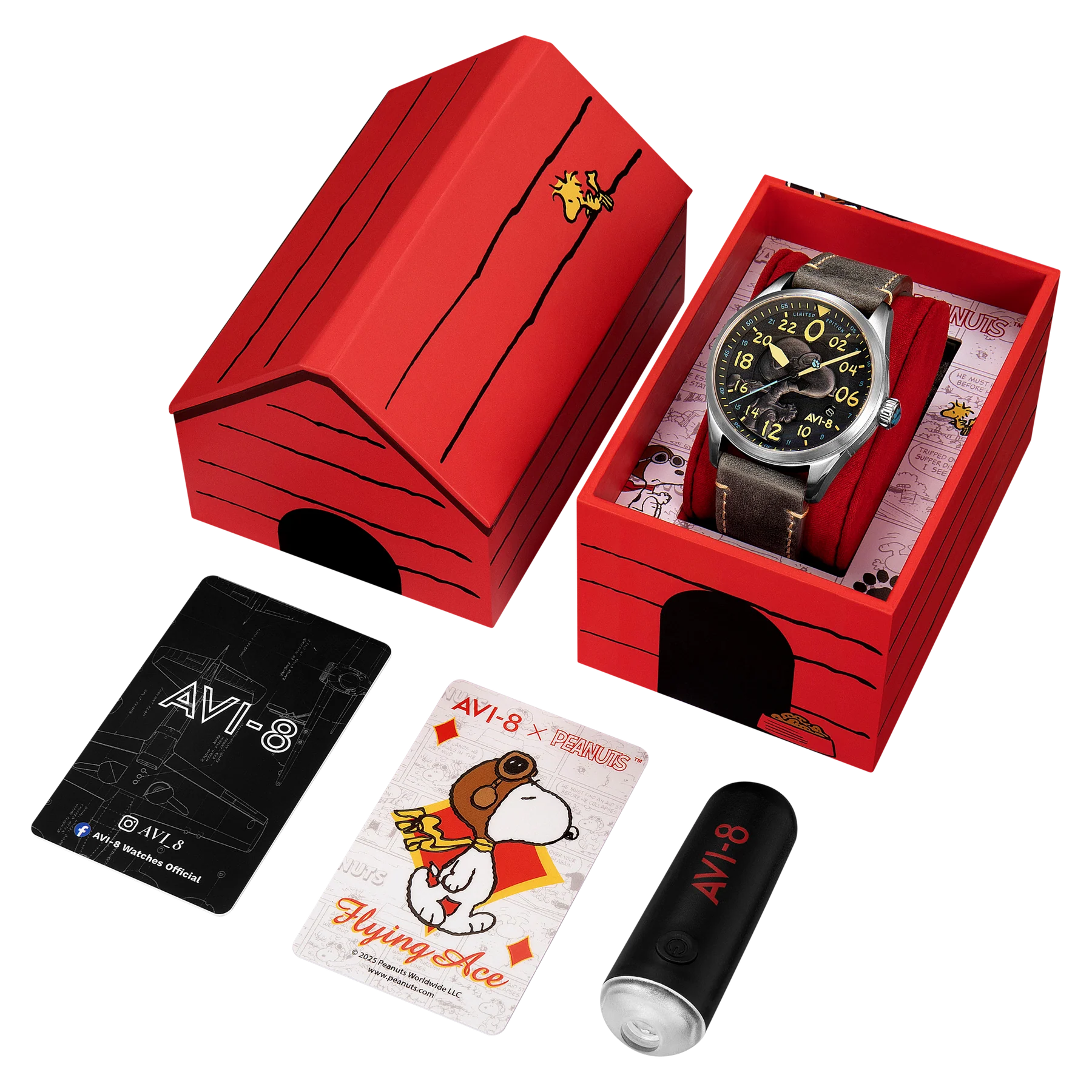 AVI-8 Spitfire Snoopy Flying Ace AV-4150-01 Limited 400