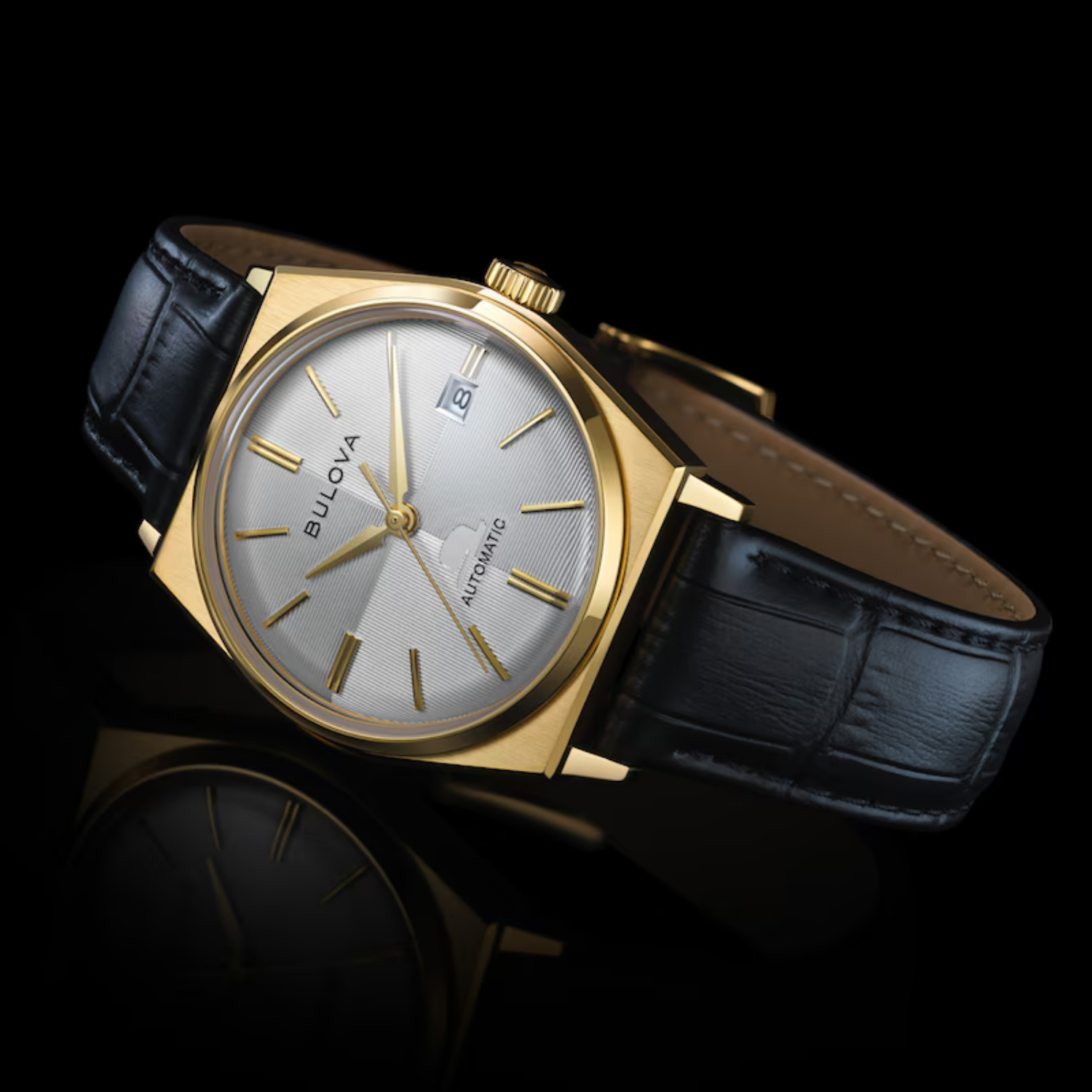 Relógio Bulova Frank Sinatra 97B243 Automático Open Heart