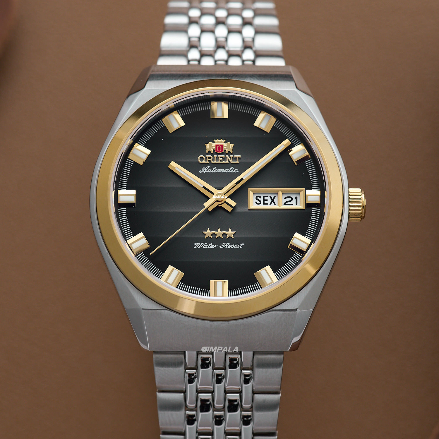 Relógio Orient Heritage 3 Estrelas Automático YN6TT014 P1SX
