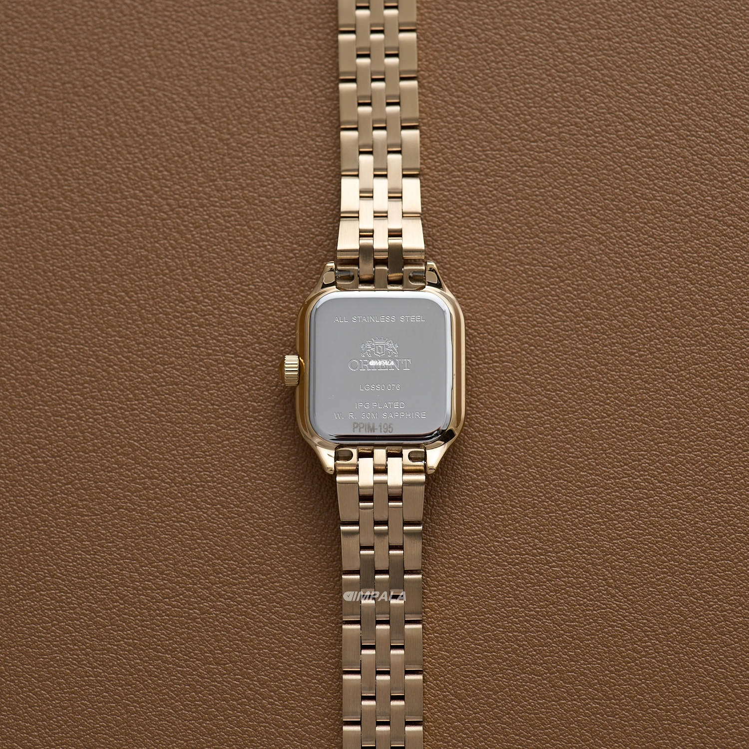 洋楽 L o r i G o l d Relógio Orient Eternal Feminino LGSS0076-S3KX Aço Safira