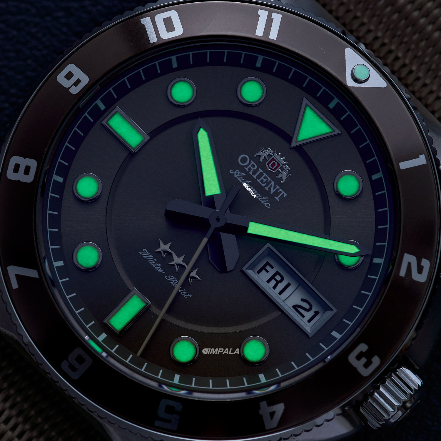 Relógio Orient 3 Stars Sport Land YN6SN027 N1NX Automático