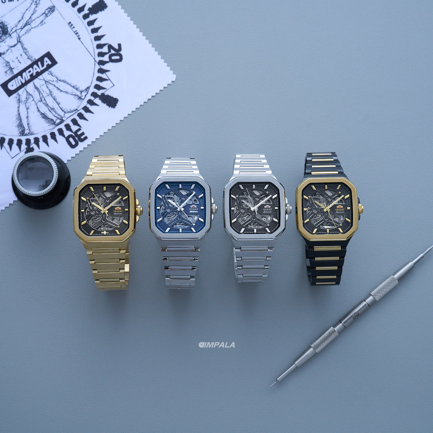 Relógio Orient Skeleton Automático NH7SS008-D1SX Integrado