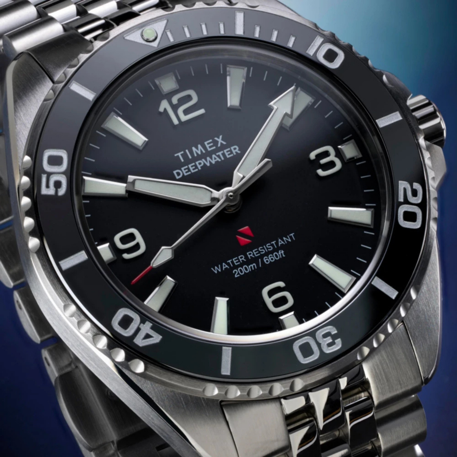 Relógio Timex Deep Water TW2Y64500 Diver Safira 200m - Relojoaria
