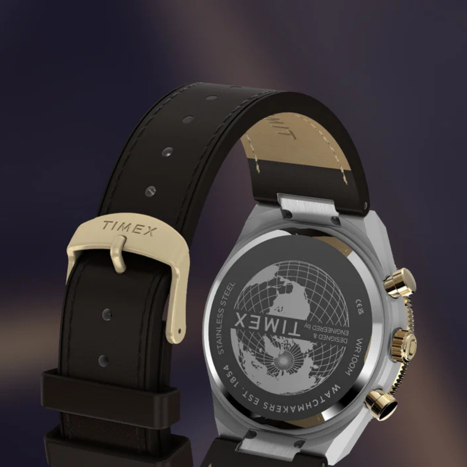 UNIVERSAL・LANCEL・TIMEX ・ BULOVAクォーツ4本セット Relógio Timex Q Continental Cronógrafo Couro TW2Y56000