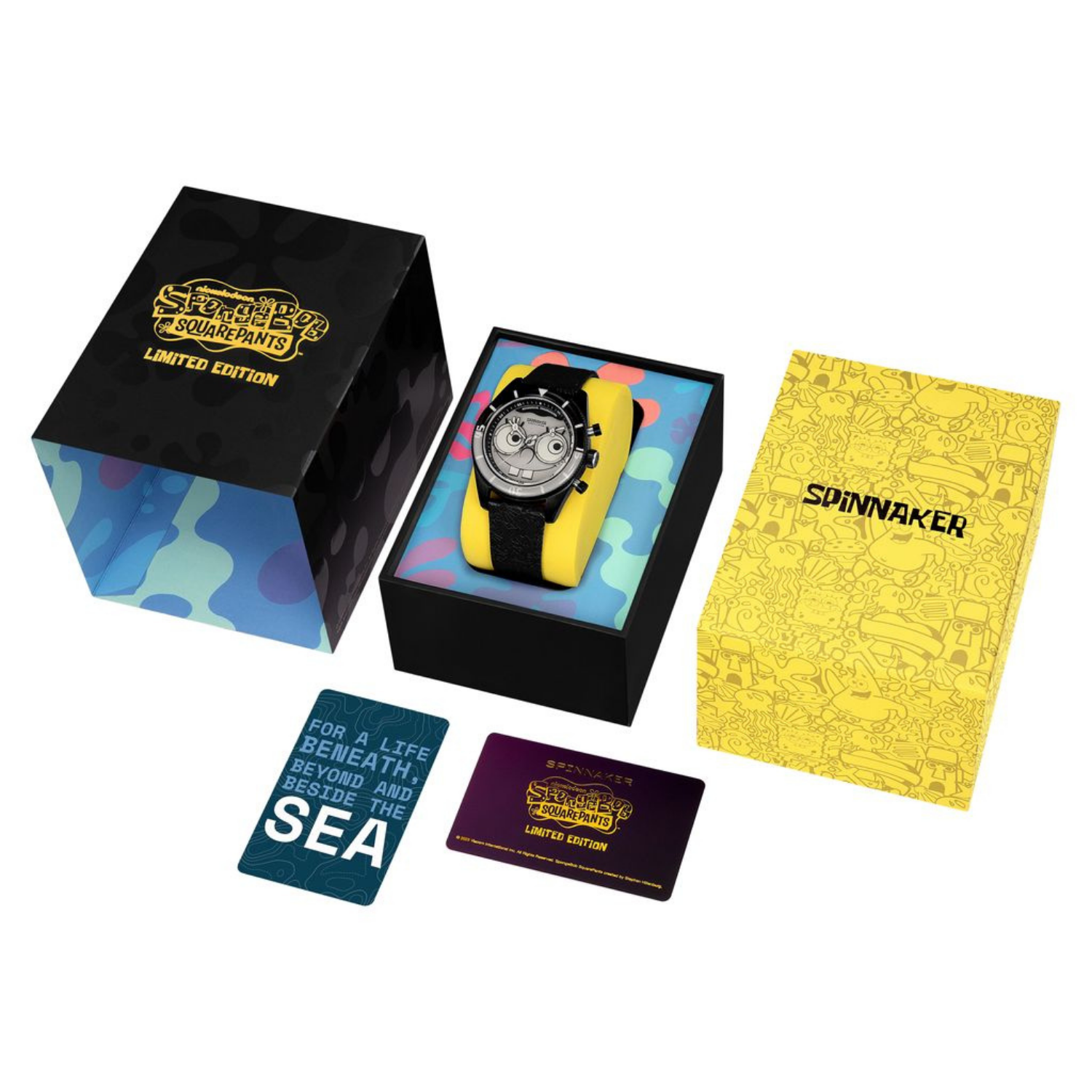 ON様【P5】 Spinnaker Fleuss Bob Esponja SP-5153-02 Limited 300 - Relojoaria