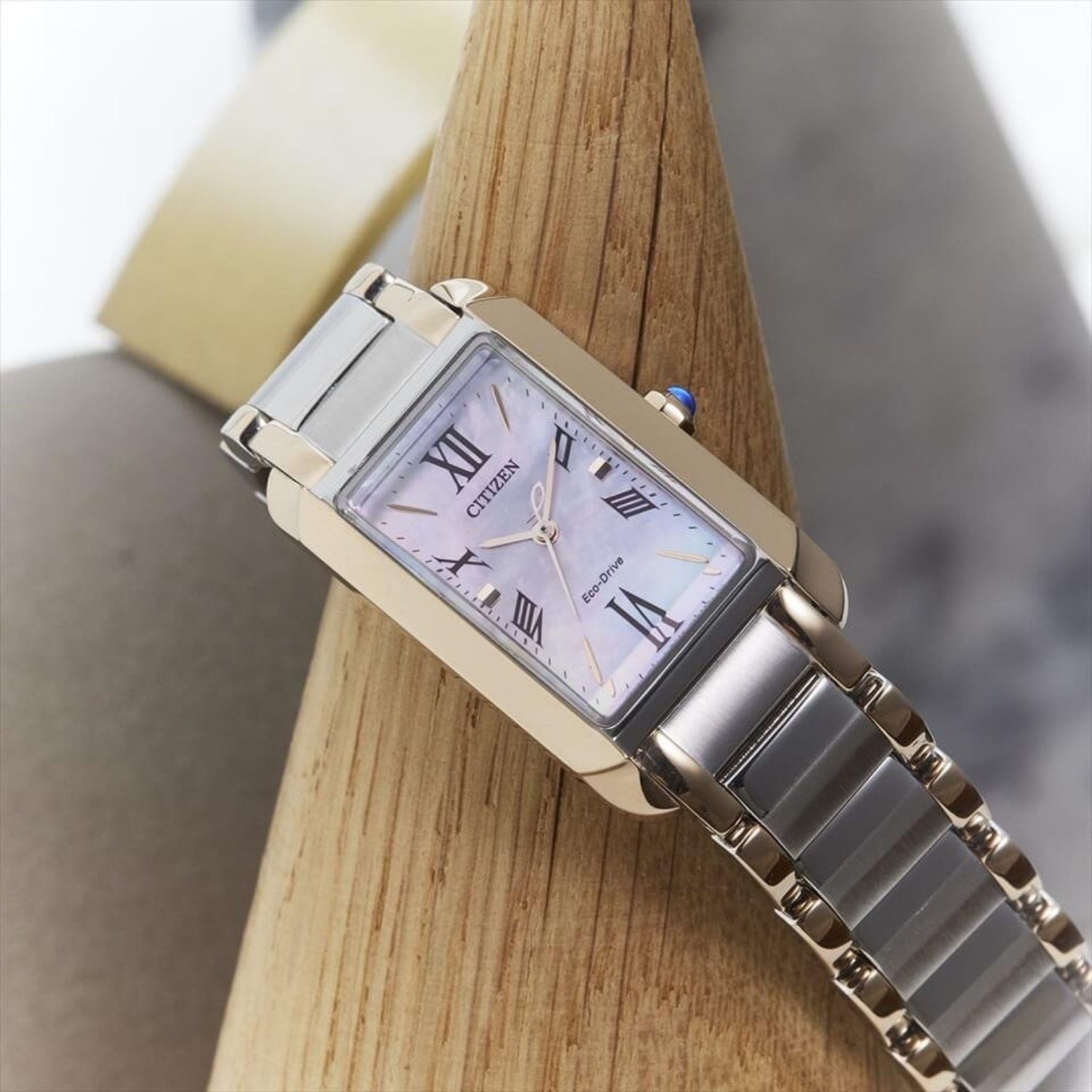 Relógio Citizen L Bianca Eco-Drive EW5624-54Y Safira Bicolor
