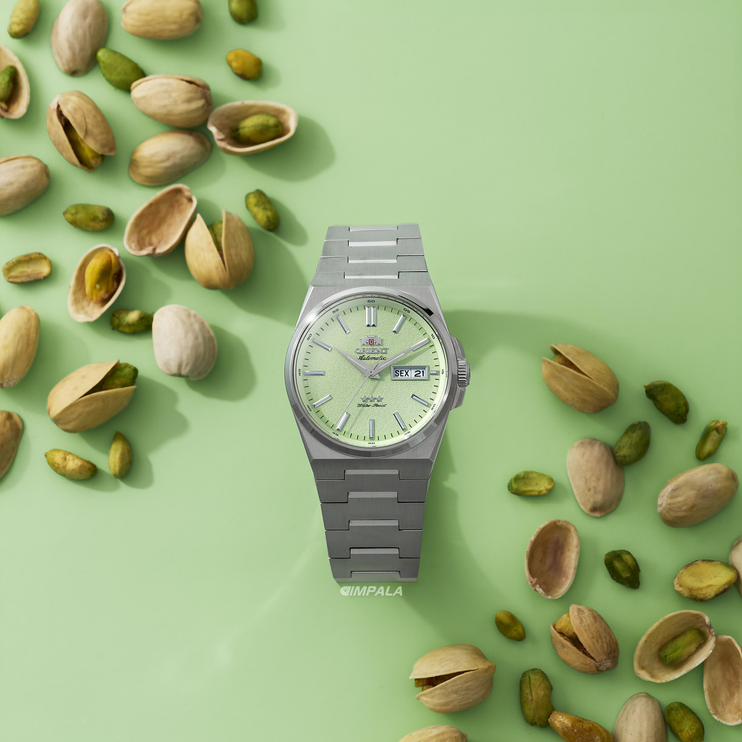 Relógio Orient 3 Stars YN6SS020 F1SX – Automático Aço 38 mm