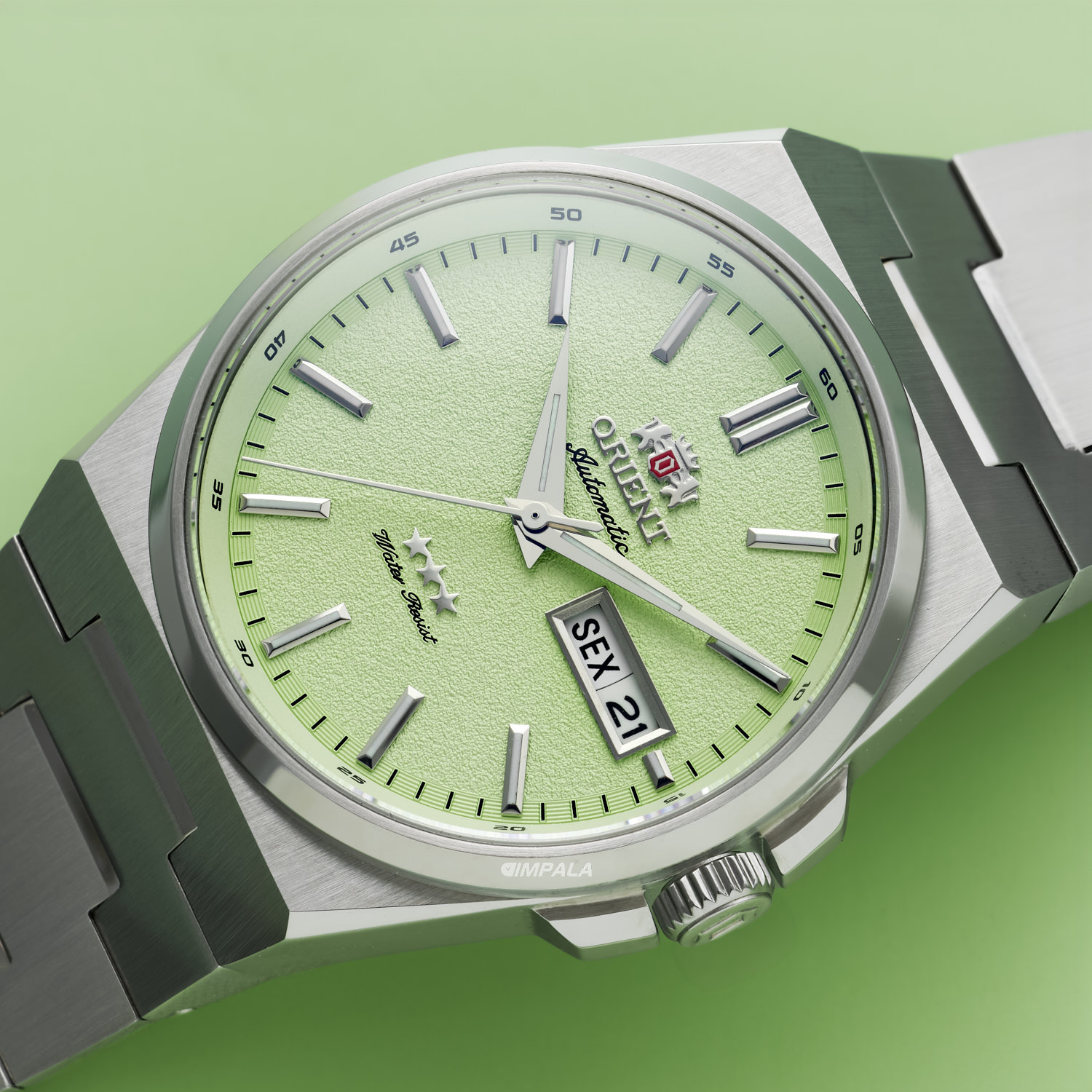 Relógio Orient 3 Stars YN6SS020 F1SX – Automático Aço 38 mm