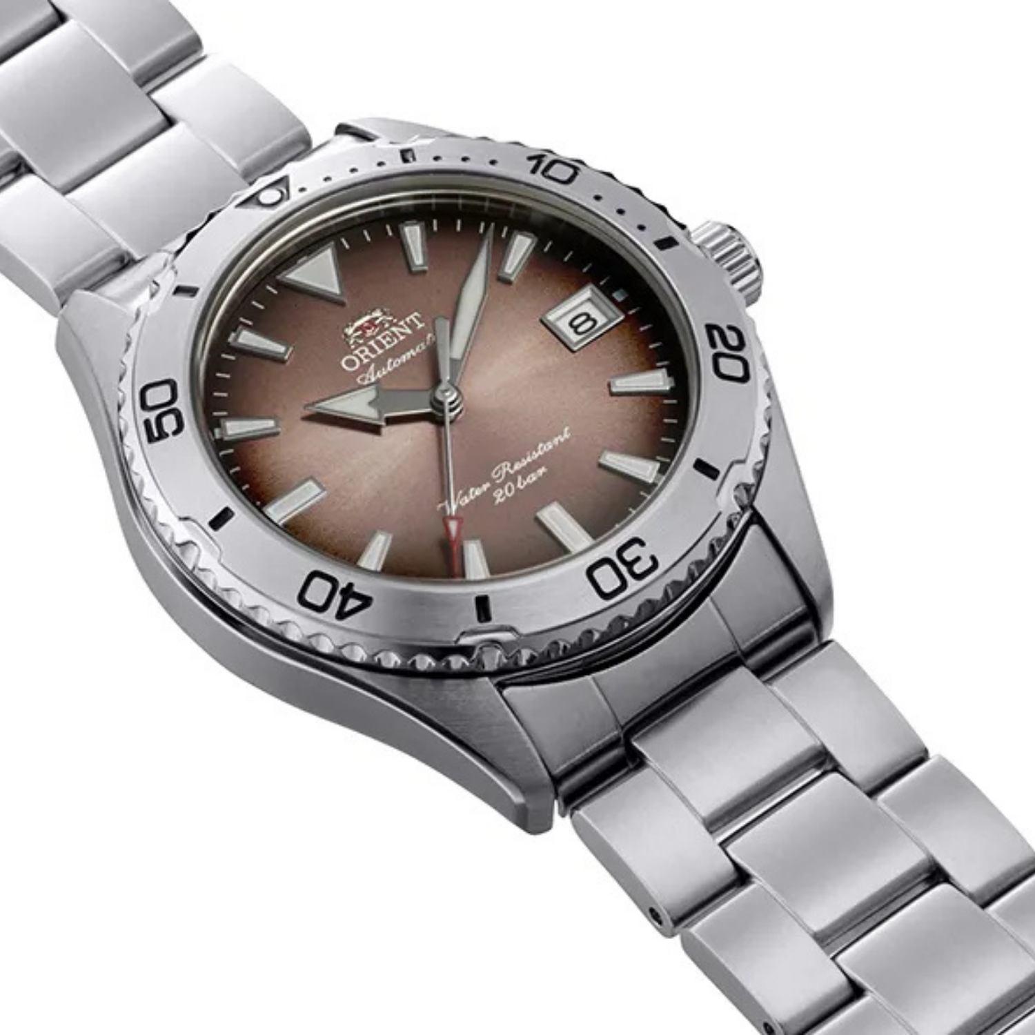 ＭＡＫＯ Relógio Orient Mako 40 Automático RA-AC0Q17Y30B Safira 200m