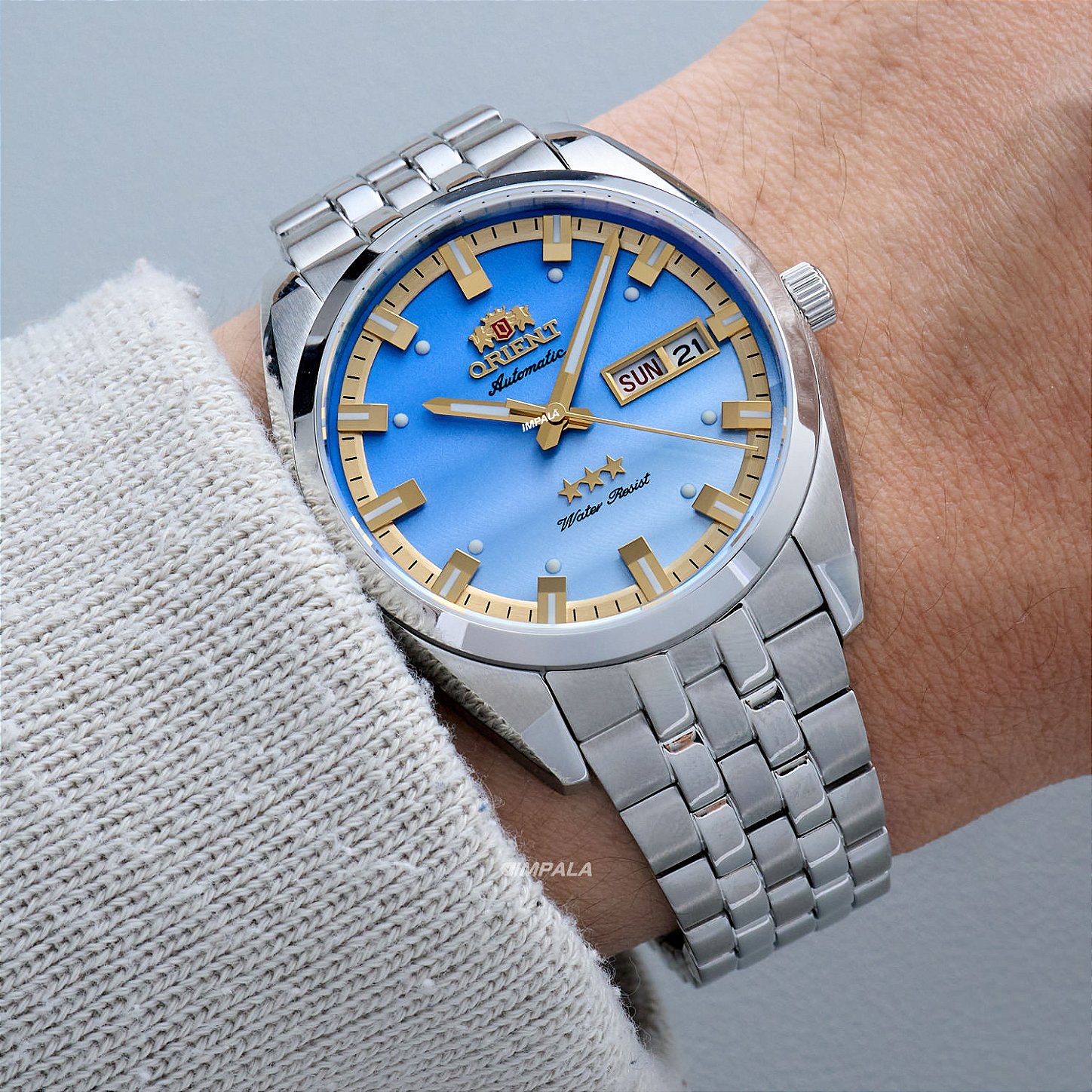 Relógio Orient 3 Stars Heritage YN6SS019 A1SX Sunrise Automático