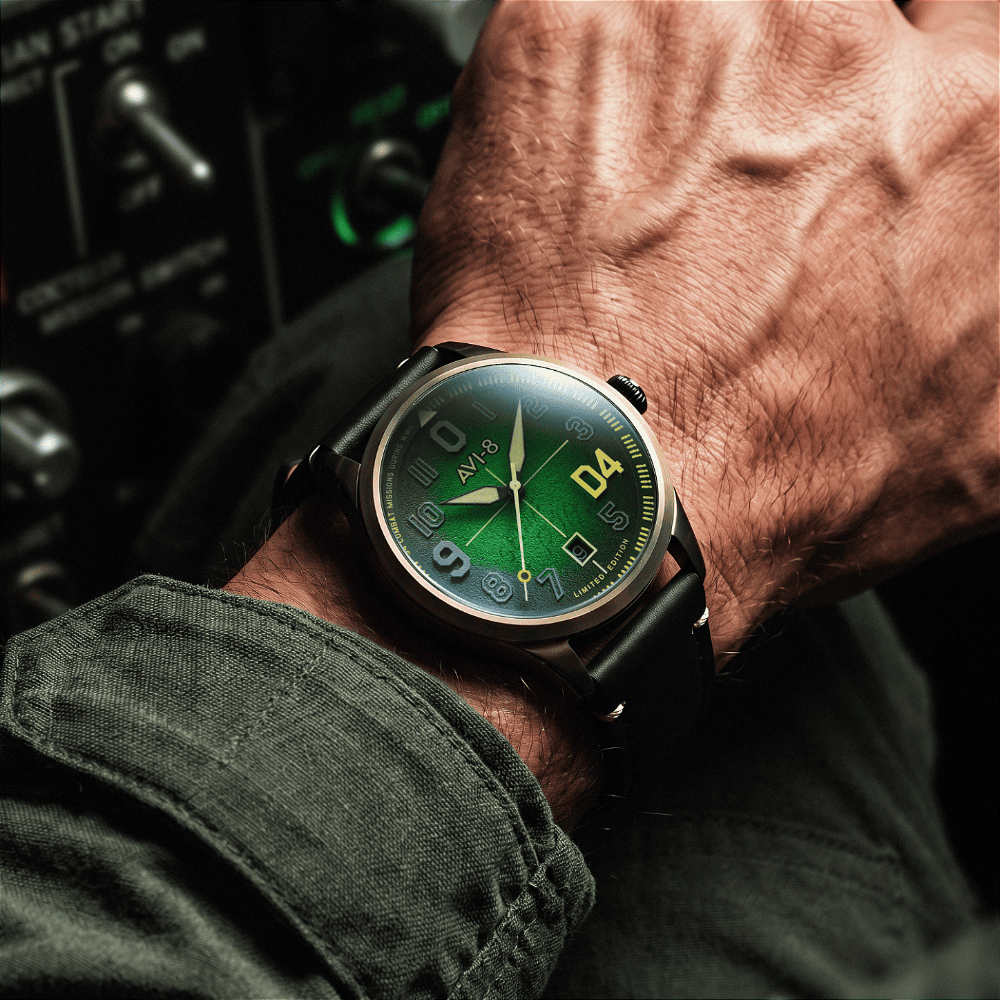 Relógio AVI-8 Flyboy Engineer AV-4157-01 Limited Edition