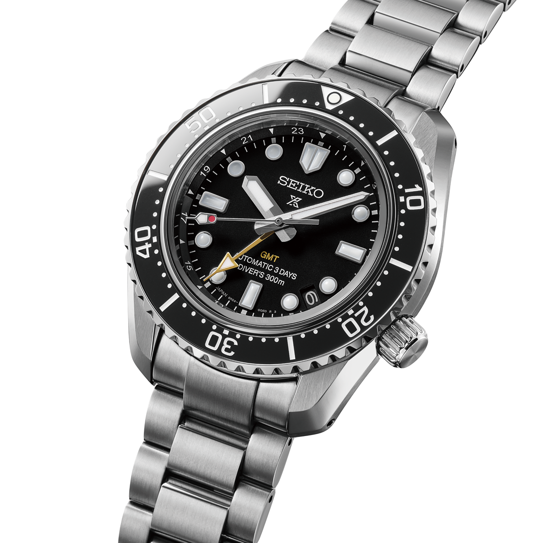 Relógio Seiko Prospex 1968 GMT HBC002J1 Automático Safira