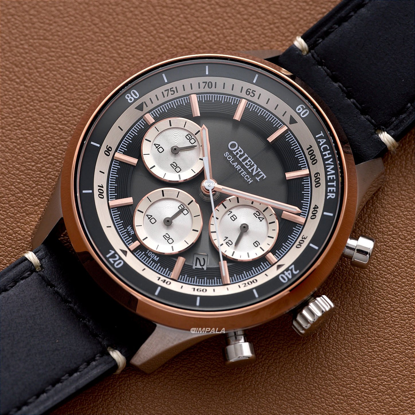Relógio Orient Solartech Elegance MTSCC052-P1PX Cronógrafo