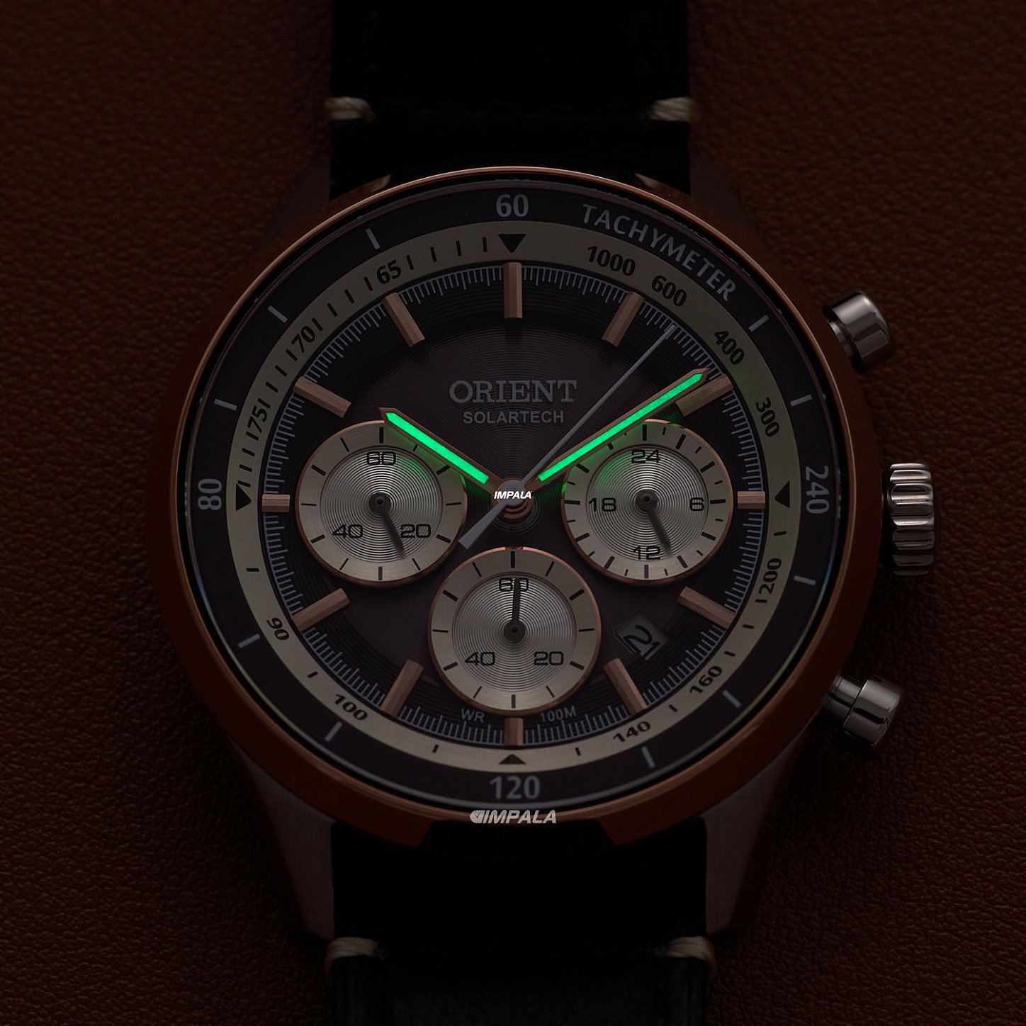 Relógio Orient Solartech Elegance MTSCC052-P1PX Cronógrafo