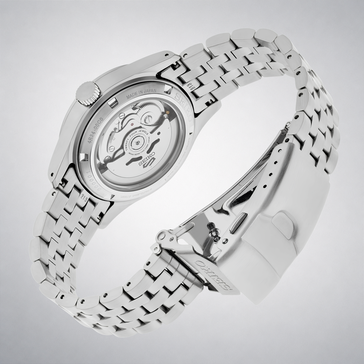 Relógio Seiko 5 Sports GMT SSK059K1 Automático Branco Explorer GMT