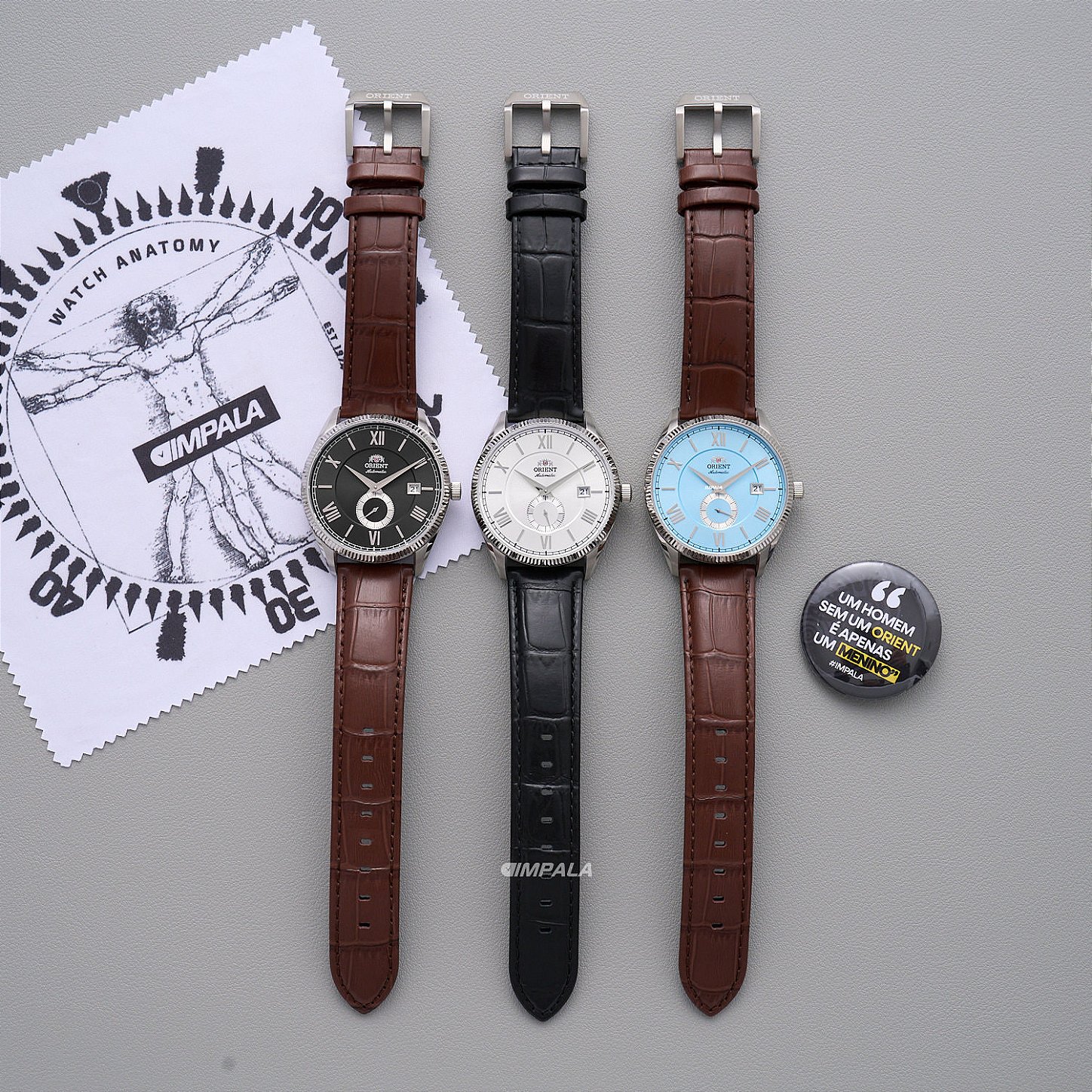 Relógio Orient Special Caliber YN6SC032-B3PX Small Seconds Rose