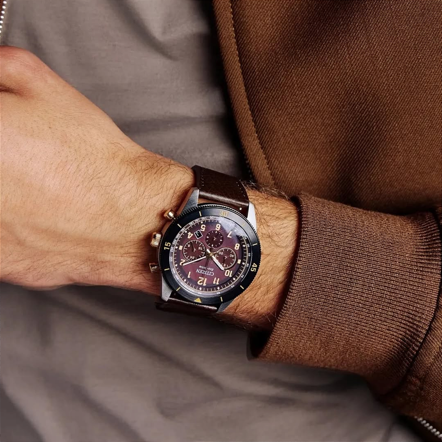 Relógio Citizen Terra Force CA4746-08X Eco-Drive Cronógrafo