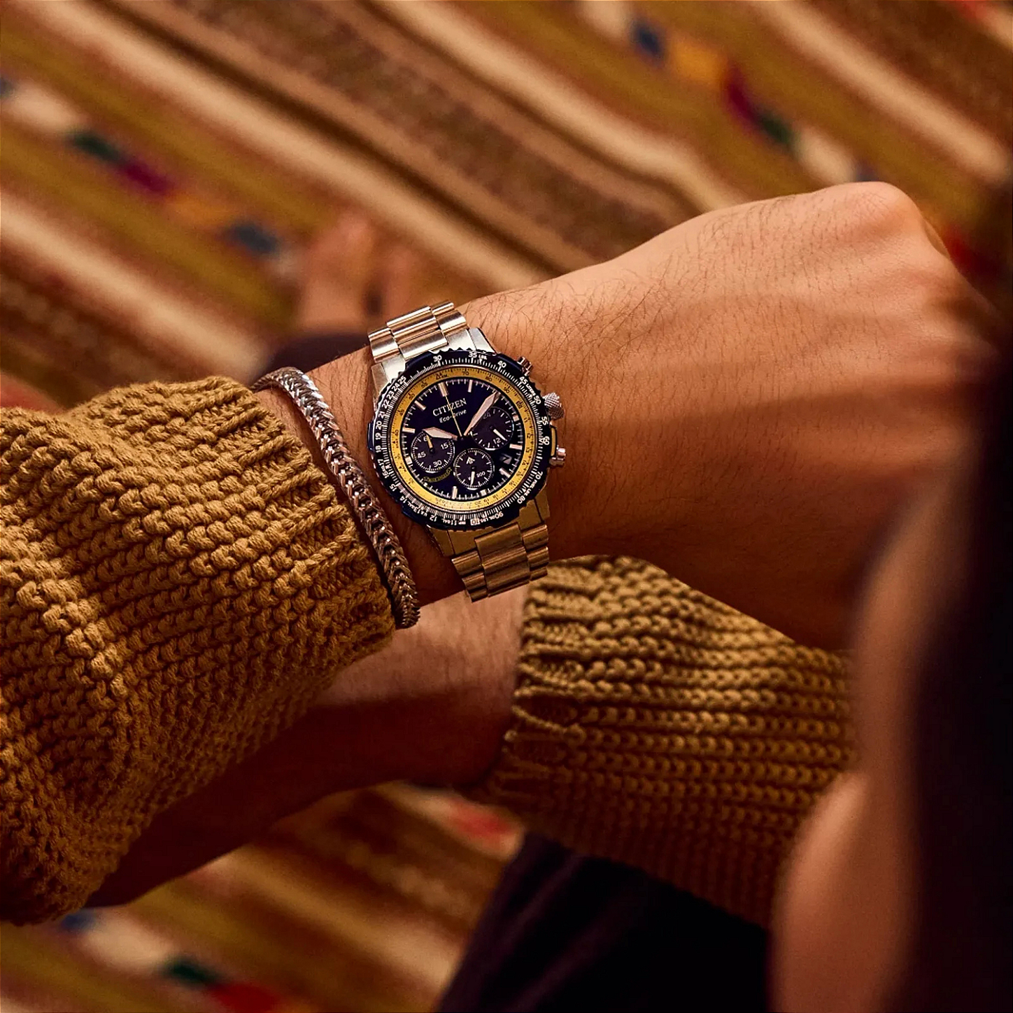 その他 SEA-ANGELS17 Relógio Citizen Promaster Blue Angels Eco-Drive CA4667-53L
