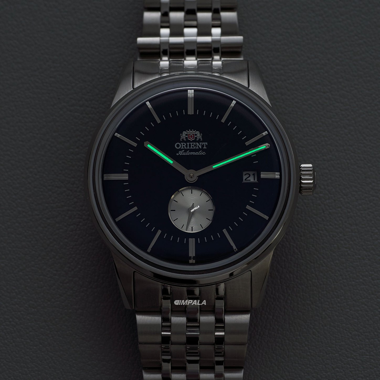 Relógio Orient Small Seconds YN6SS030-P1SX Automático Azul