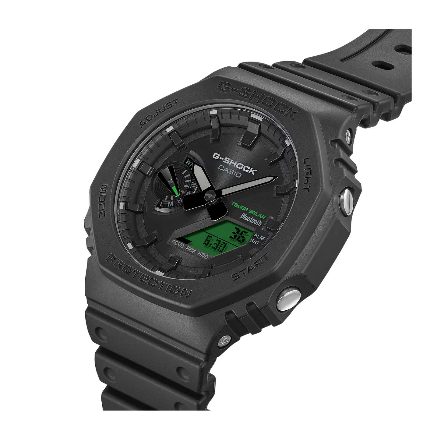 Casio G-Shock Black And Electric Green GA-B2100BEG-1ADR