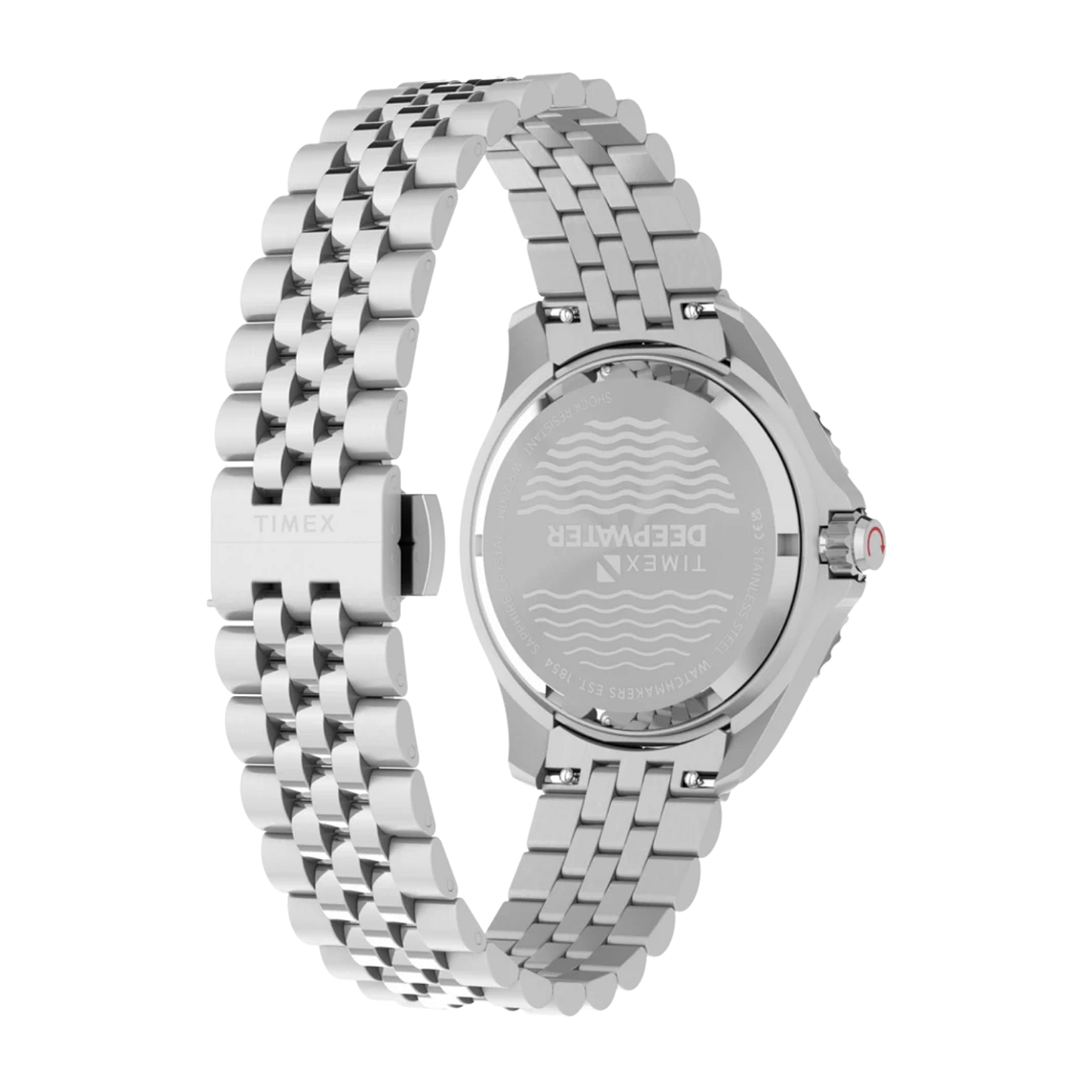 Relógio Timex Deepwater GMT TW2Y64000 Automático Safira 200m