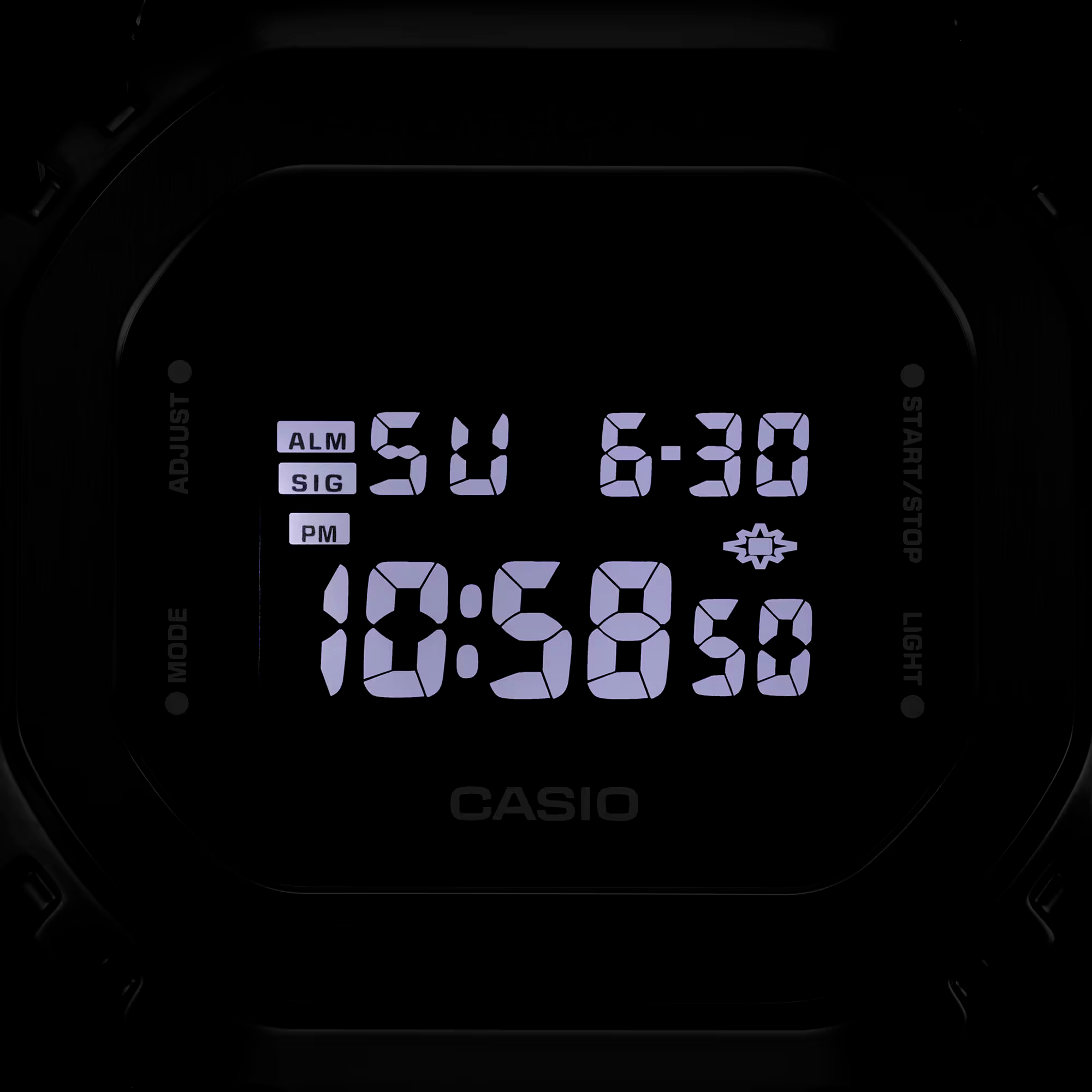 G-Shock GM-5600UB-1DR Metal Bezel Preto LED 200M - Relojoaria