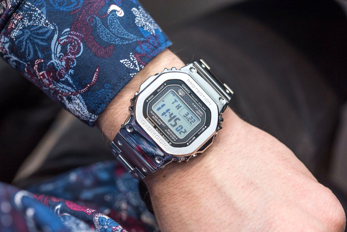 G-Shock Full Metal GMW-B5000D-1DR Solar Bluetooth - Relojoaria