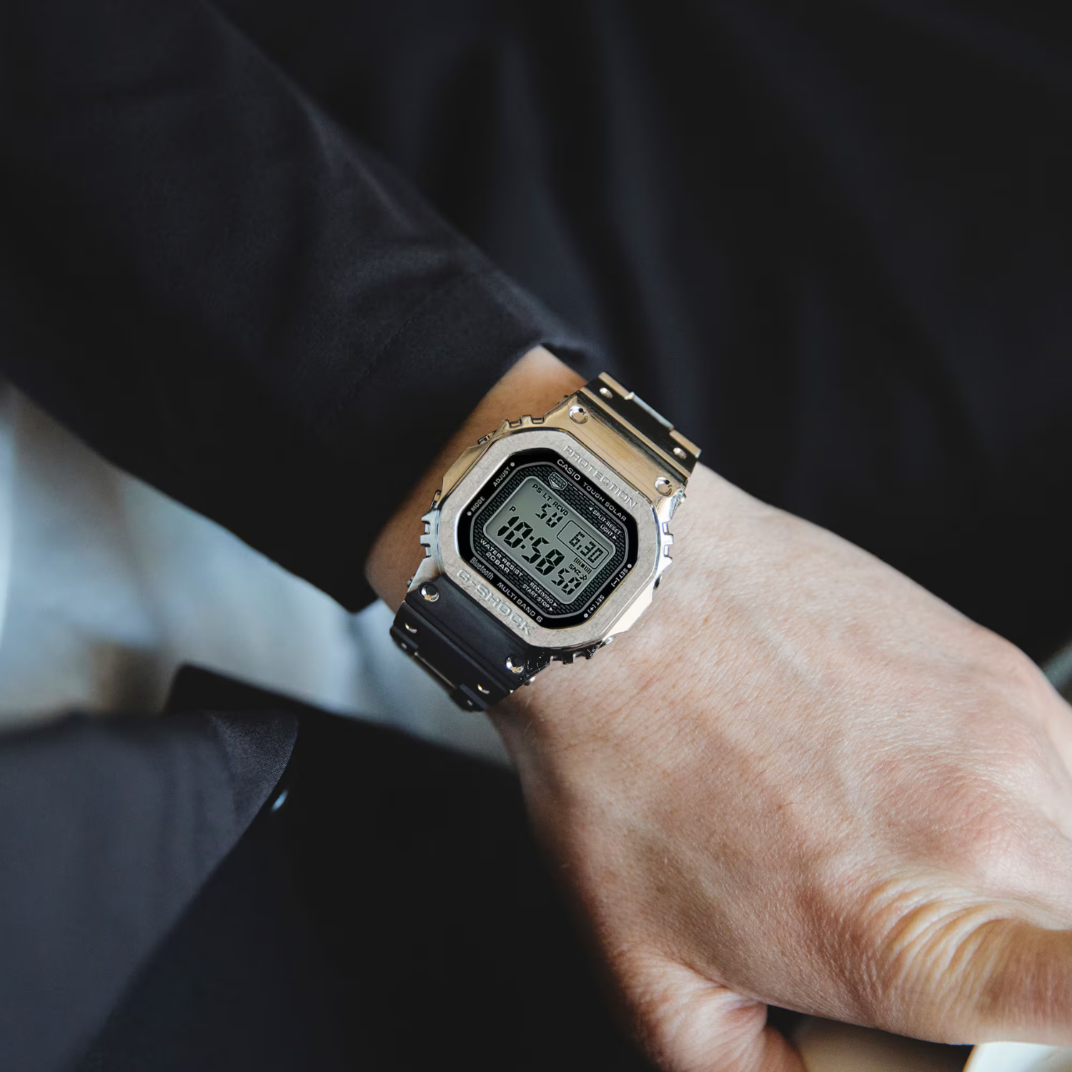 G-Shock Full Metal GMW-B5000D-1DR Solar Bluetooth - Relojoaria