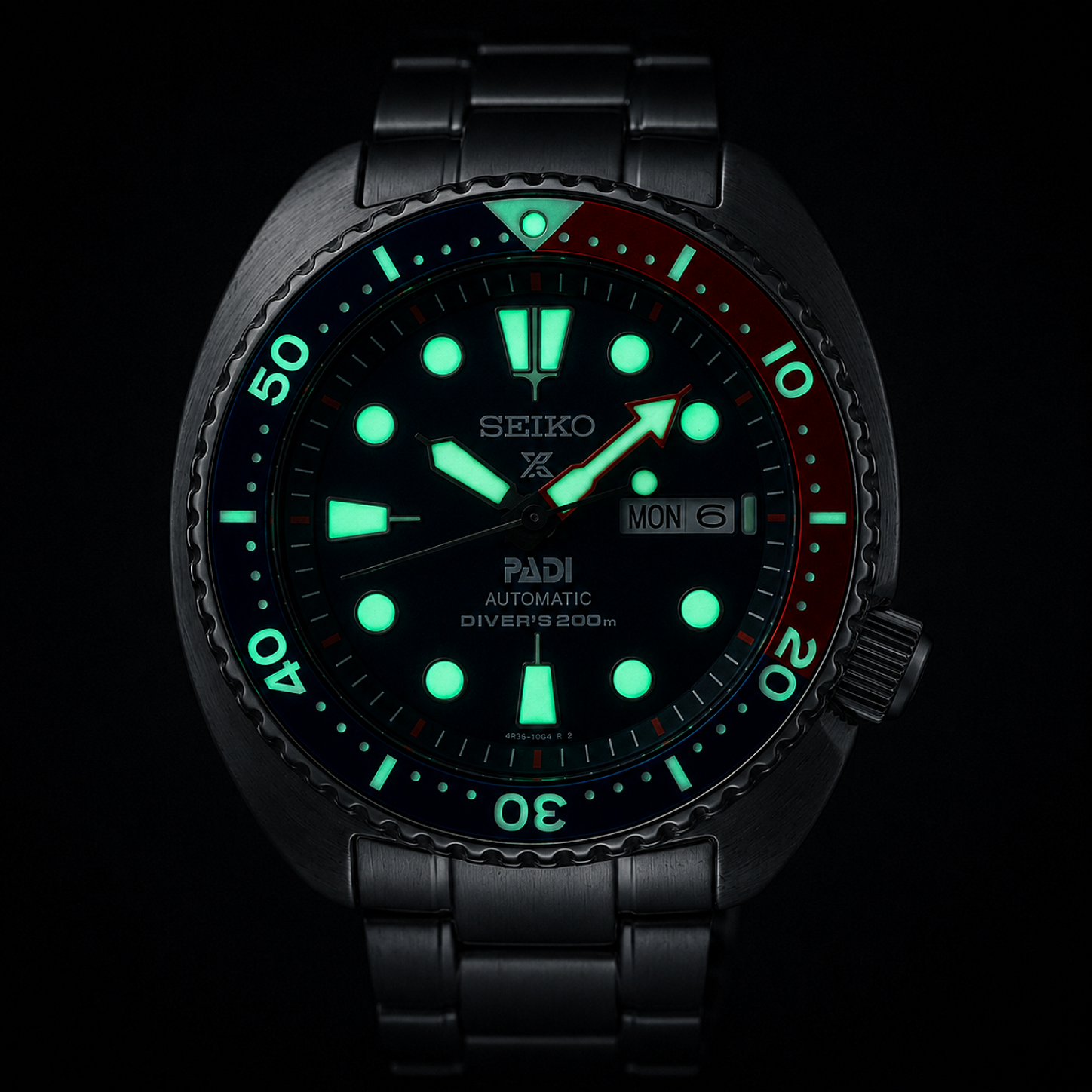 Relógio Seiko Prospex Turtle Padi Edição Especial SRPE99