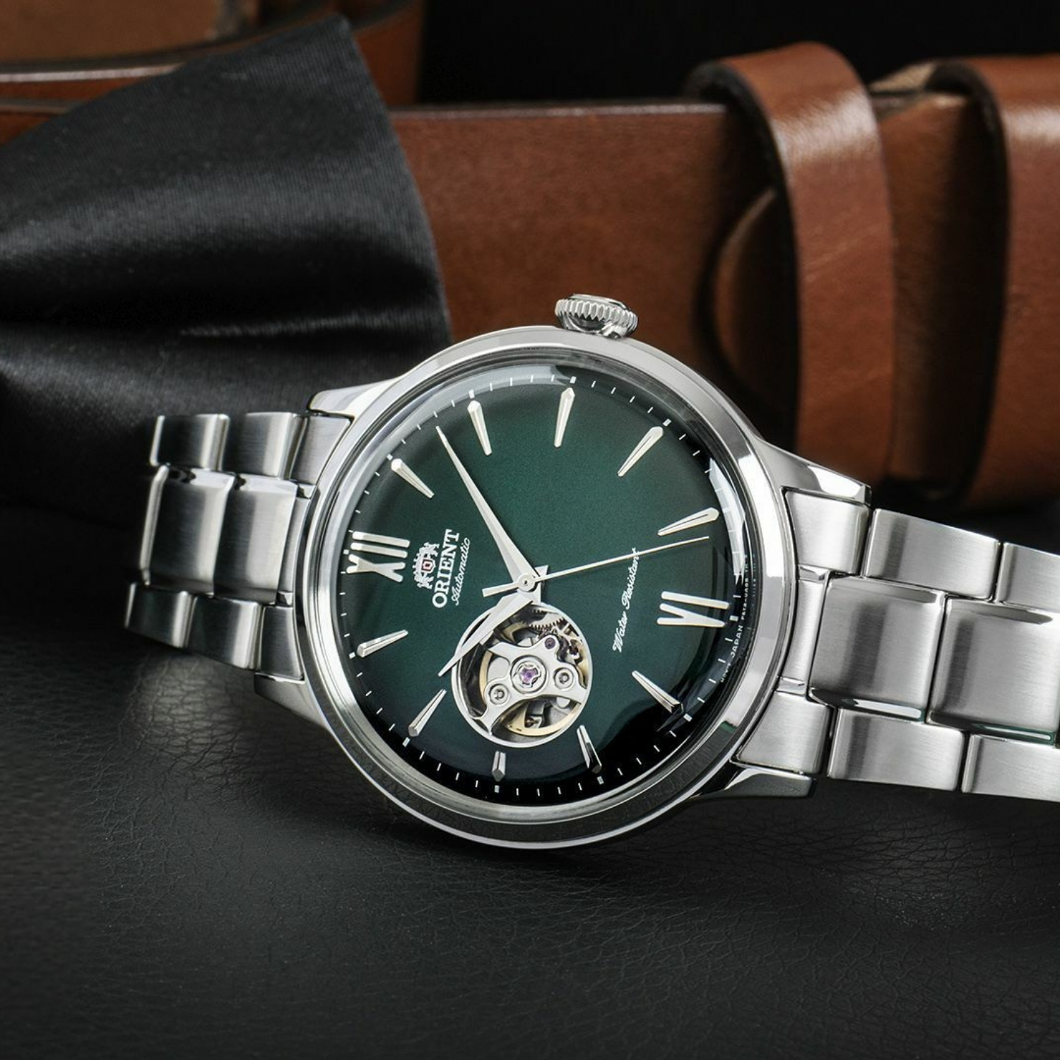 Orient Hélios Bambino RA-AG0026E30B Automático Open Heart