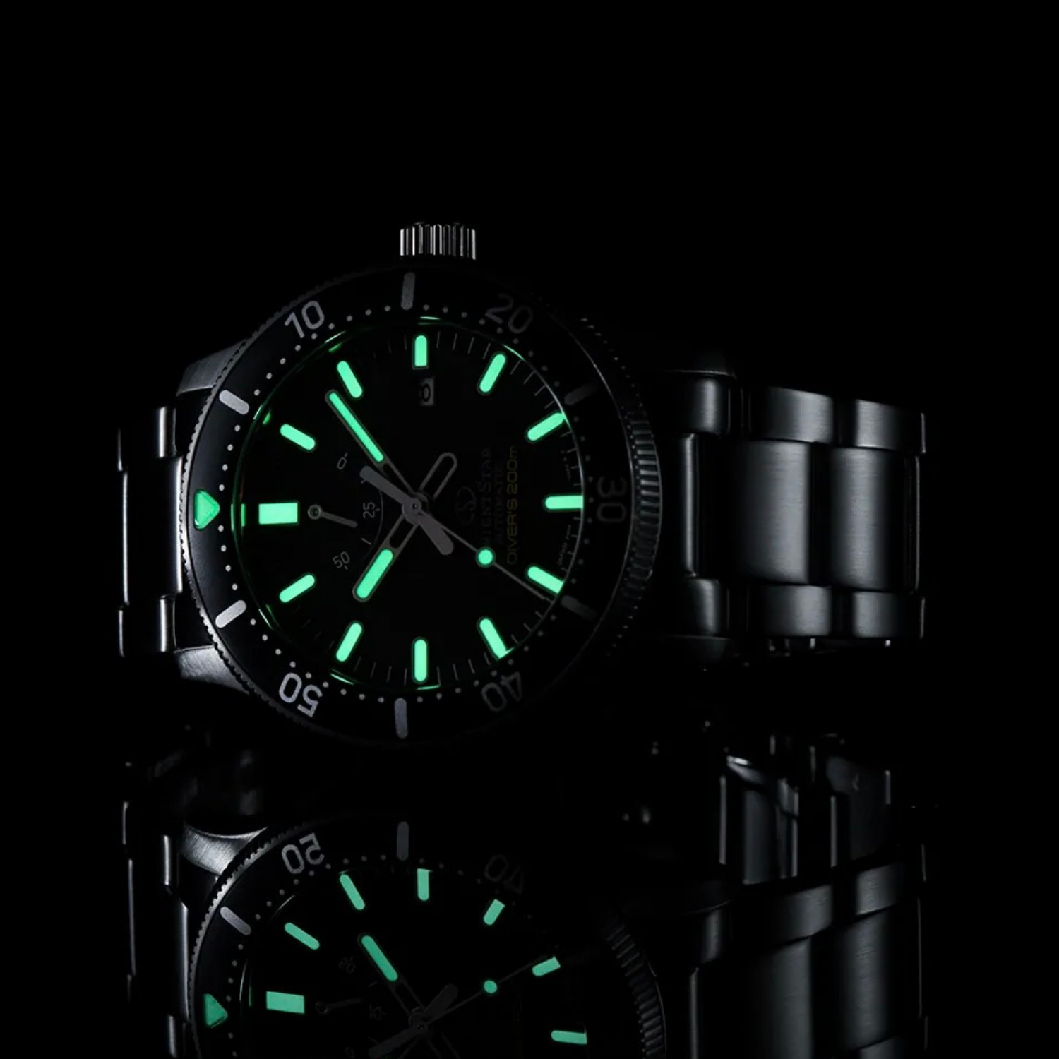 Orient Star Diver Automático Preto RE-AU0301B00B Made in Japan