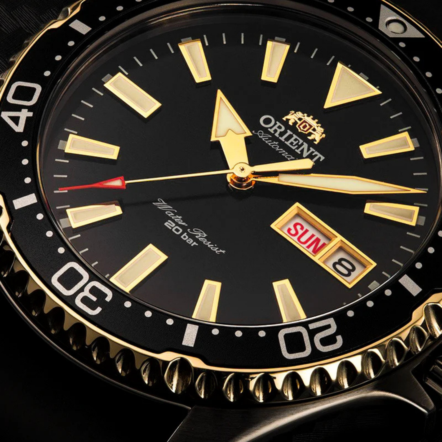 Orient Kamasu RA-AA0005B19A Preto Automático - Relojoaria Impala