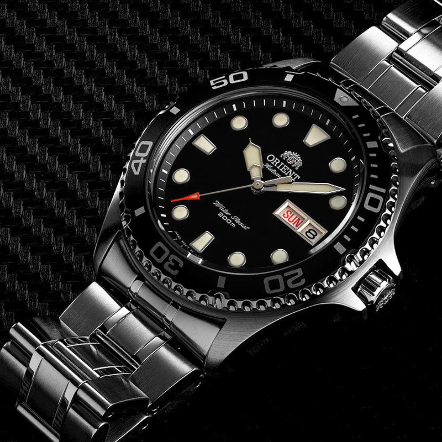 Orient Ray Automático TAA02004B9 Diver Aço 200m - Relojoaria