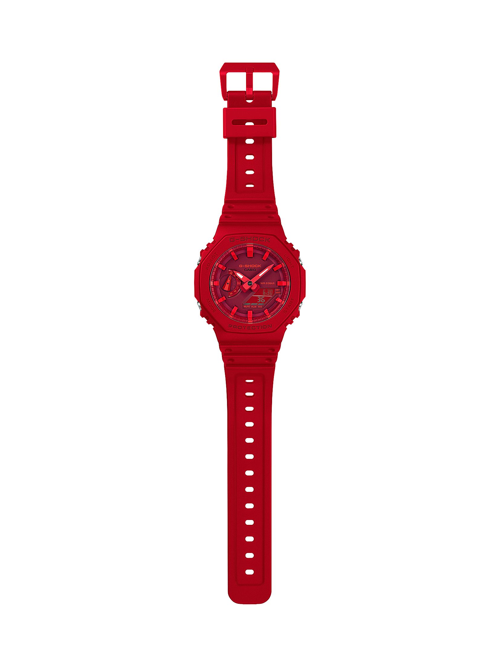 G-Shock GA-2100-4ADR Vermelho Edição Especial - Relojoaria Impala