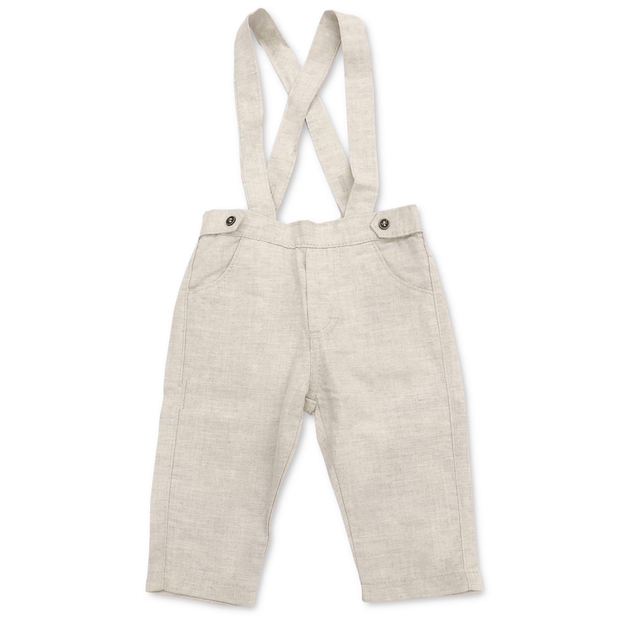 Children's Linen Dungarees By Clara