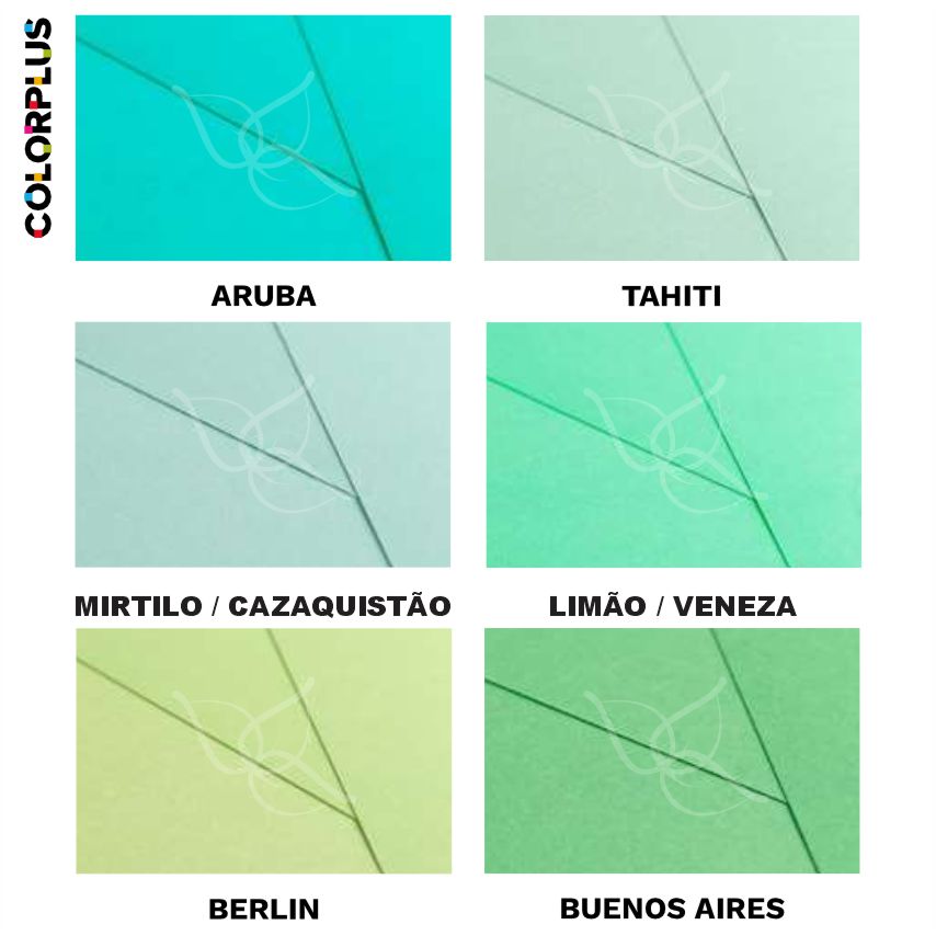Color Plus 180g - 66cm x 96cm - Papel Verde Oliva - Scrap e Mimos