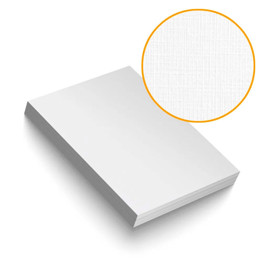 Papel Certificado Texturizado 180g - Linho - 50 folhas - Papel Verde ...