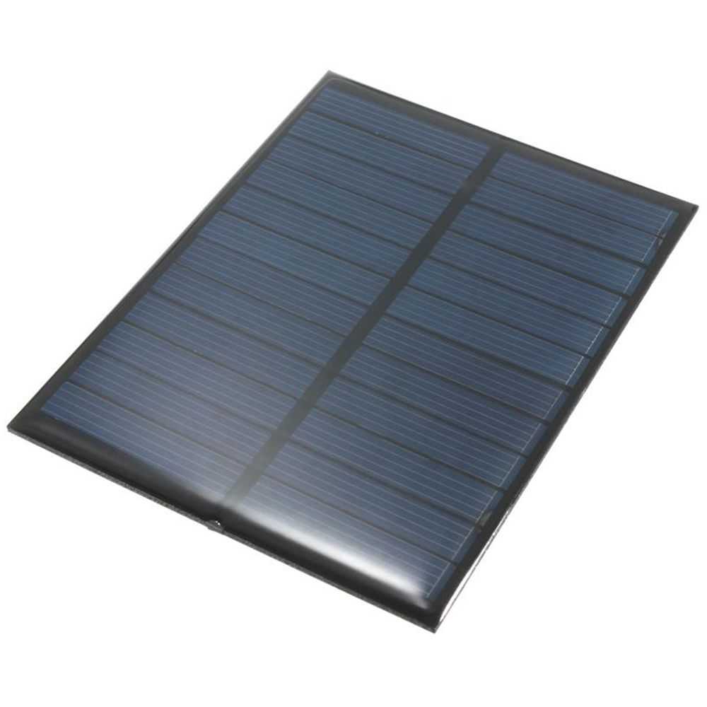 Mini Placa Solar 6v 1w Energia Solar Fotovoltaica Com Fio