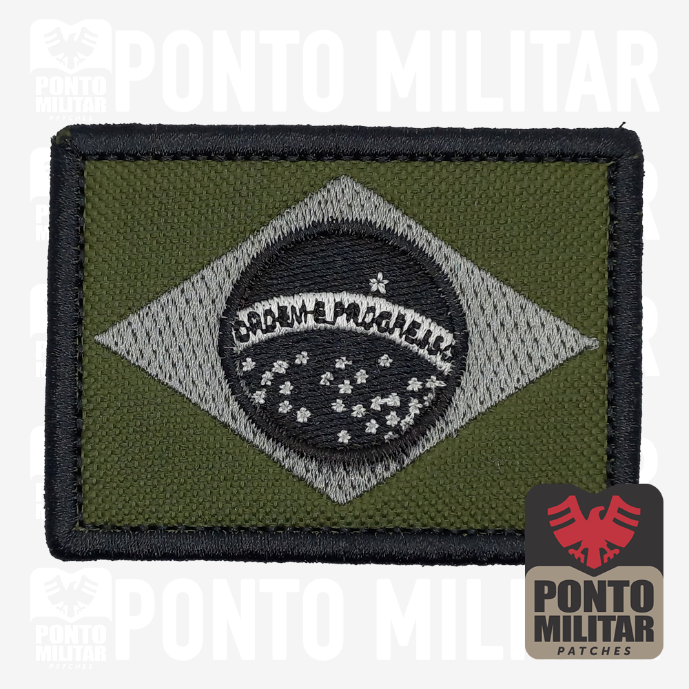Patch Militar Velcro Brasil