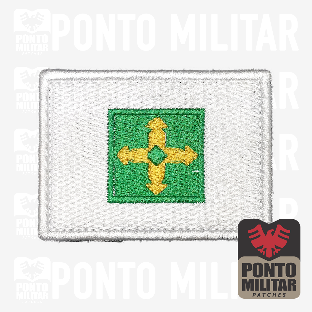 Bandeira Estado Brasilia Patch Bordado 7x5cm - Ponto Militar - Patches  Militares Emborrachado e Bordados